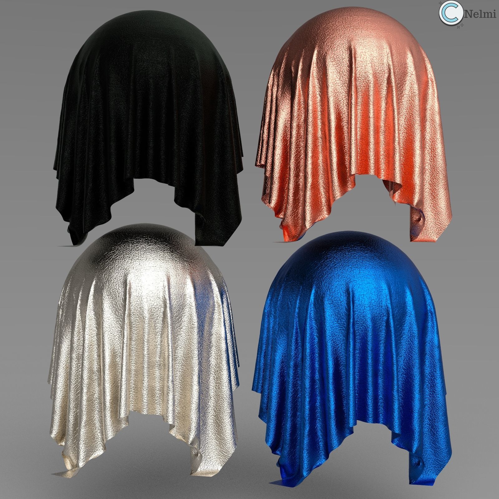 Metallic Leather Iray Shaders by N/A