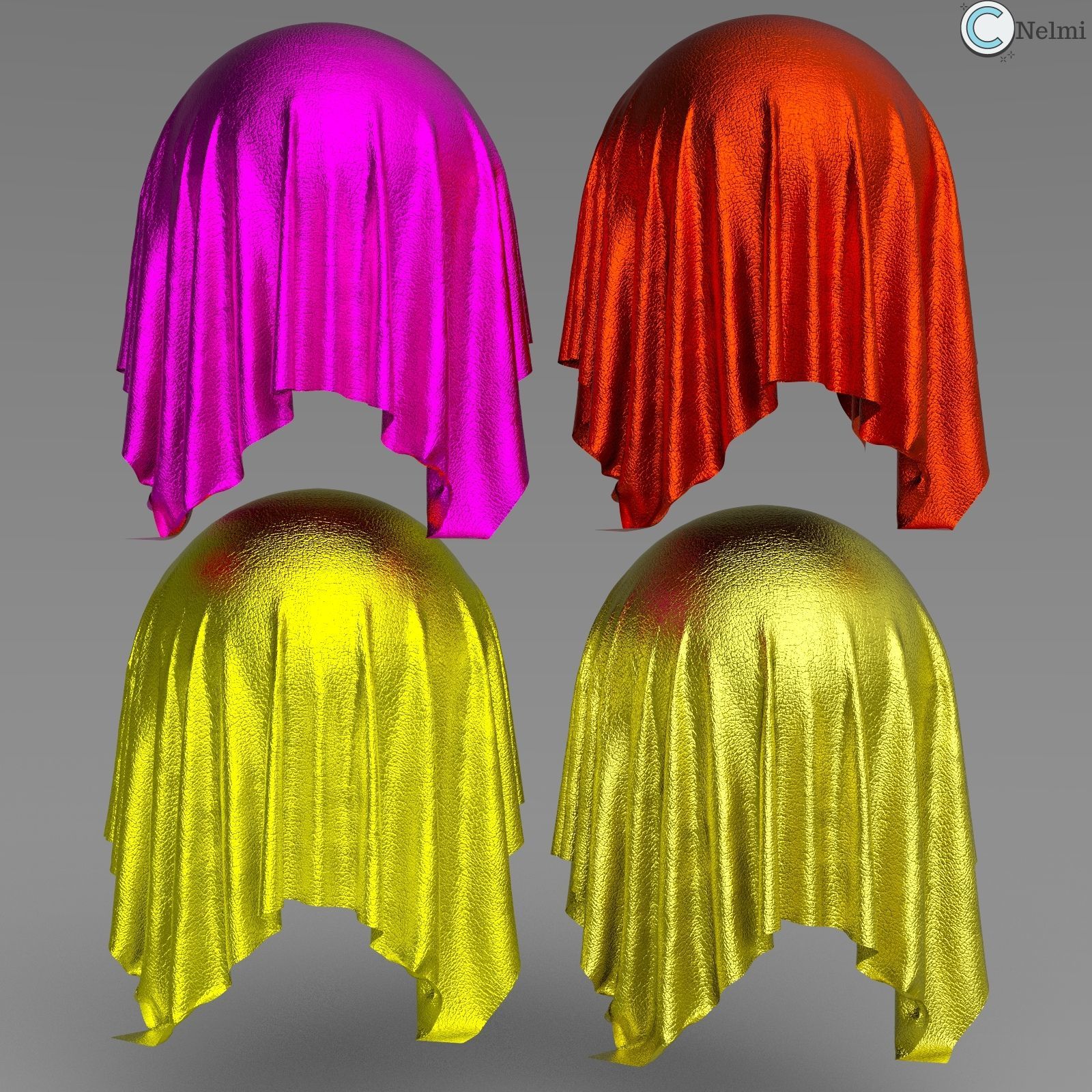 Metallic Leather Iray Shaders by N/A