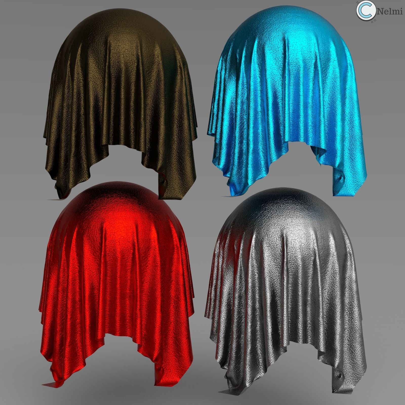 Metallic Leather Iray Shaders by N/A