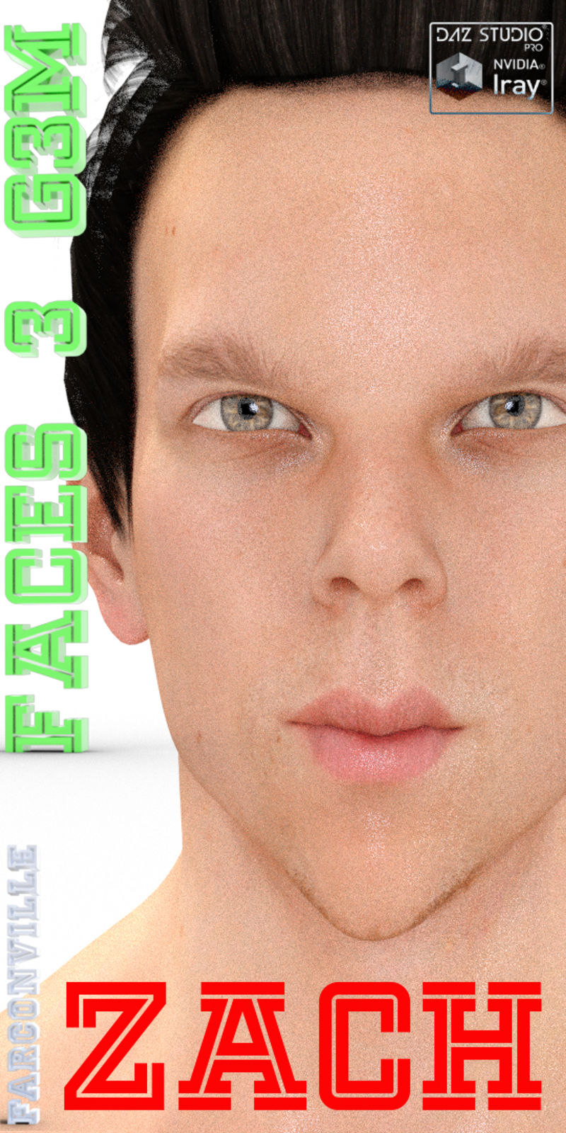 Faces 3 for Genesis 3 Male and Michael 7 by N/A