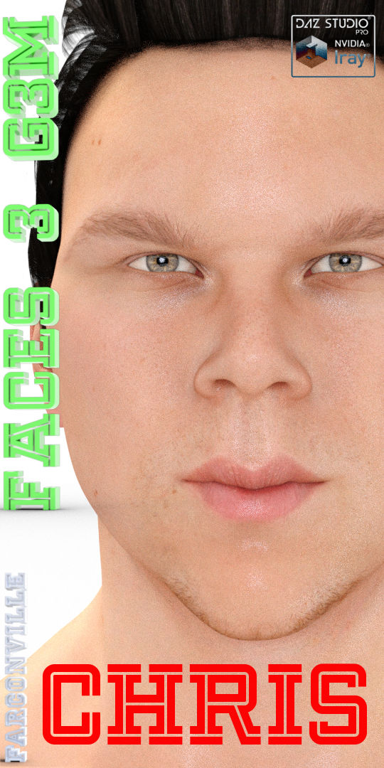 Faces 3 for Genesis 3 Male and Michael 7 by N/A