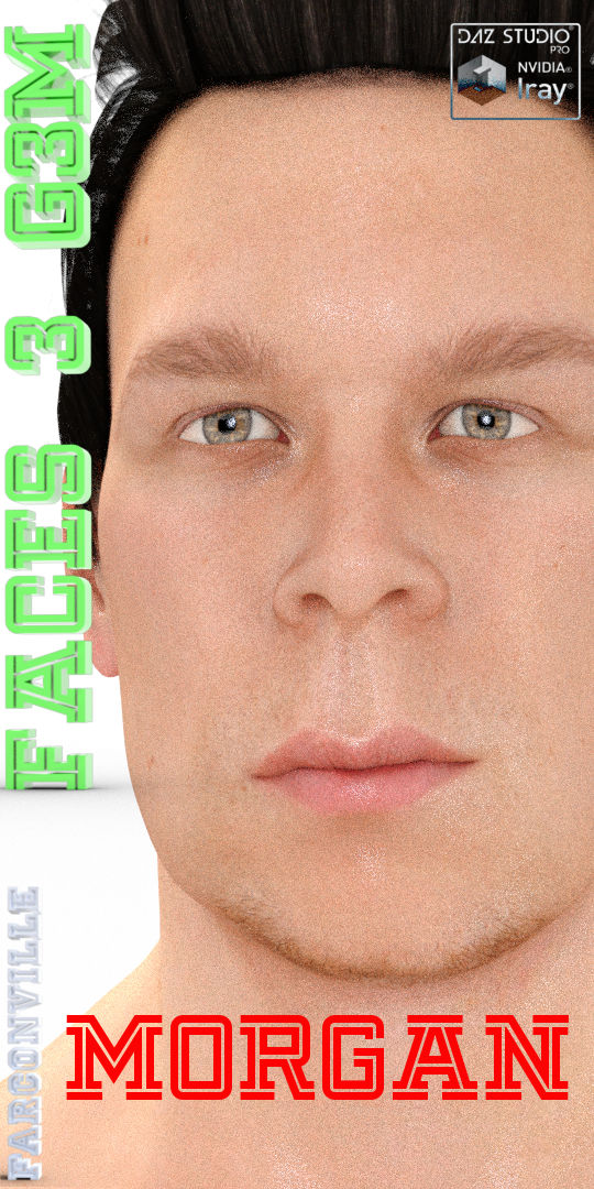 Faces 3 for Genesis 3 Male and Michael 7 by N/A