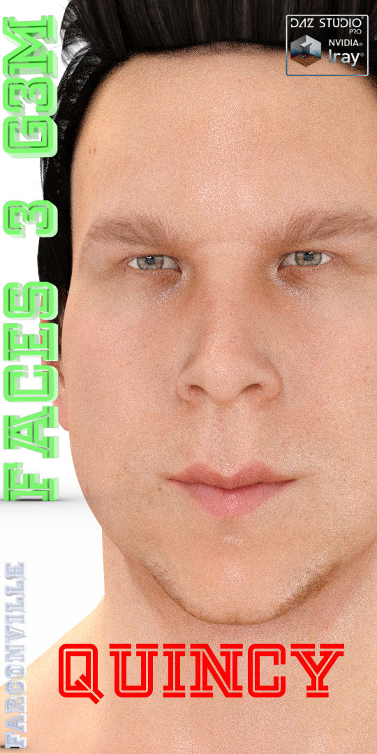 Faces 3 for Genesis 3 Male and Michael 7 by N/A