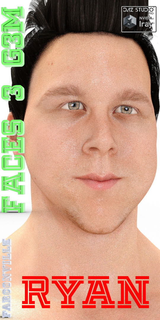 Faces 3 for Genesis 3 Male and Michael 7 by N/A