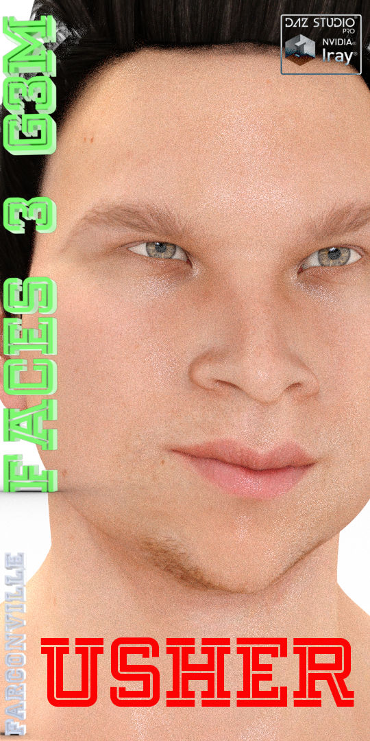 Faces 3 for Genesis 3 Male and Michael 7 by N/A