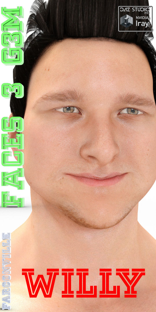 Faces 3 for Genesis 3 Male and Michael 7 by N/A