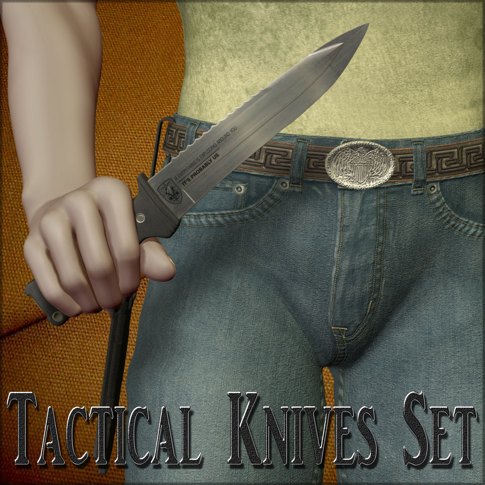 Tactical Knives Set by N/A