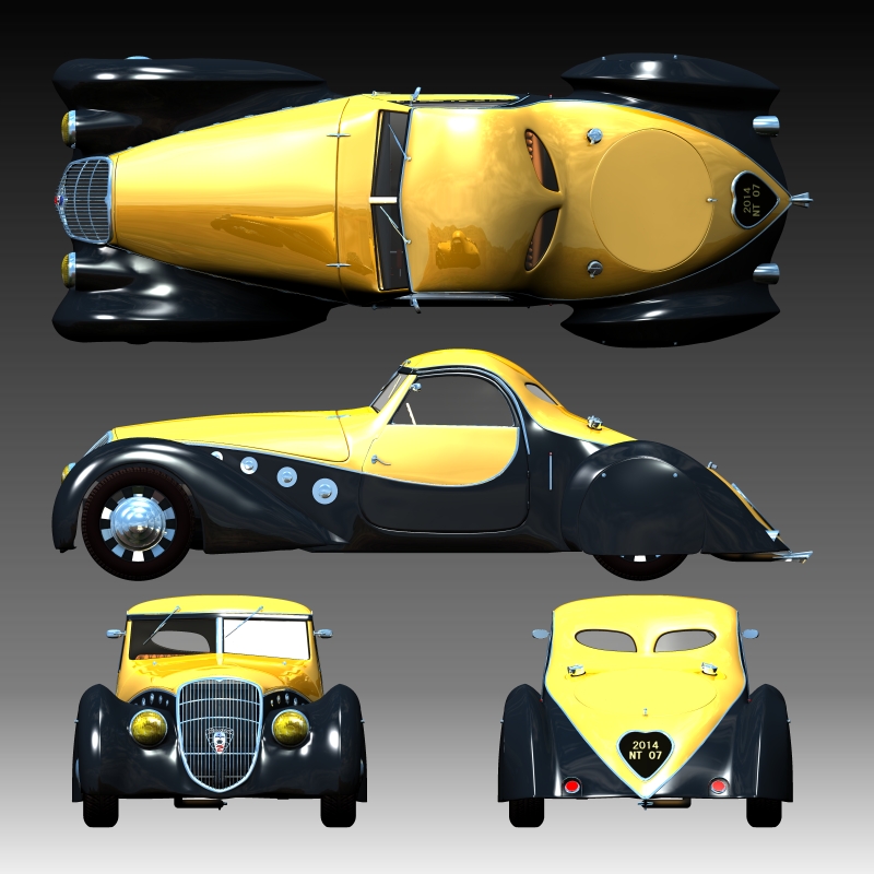 PEUGEOT 402 DARLMAT 1938-EXTENDED LICENSE by N/A