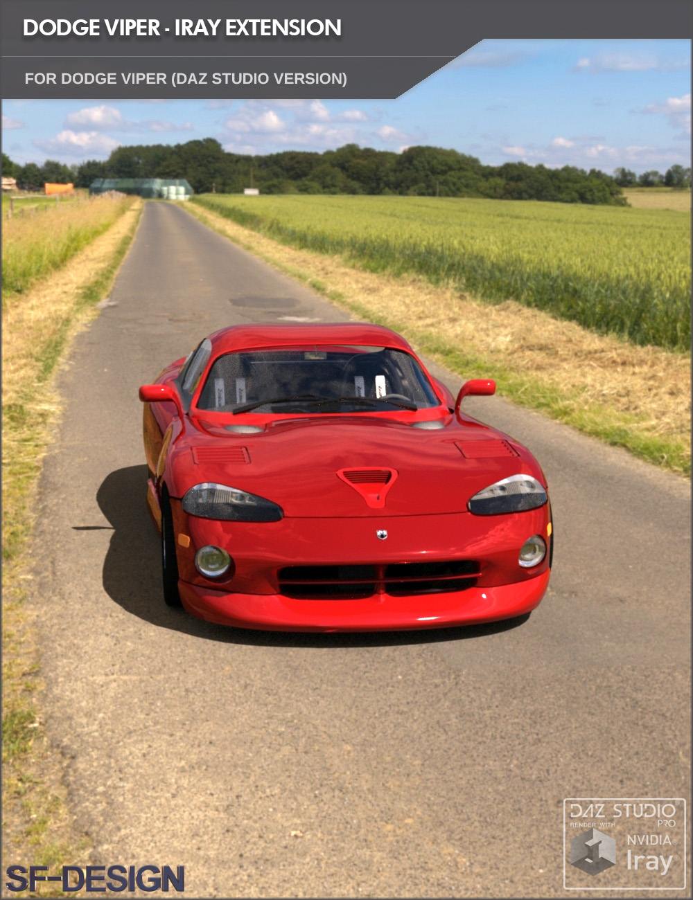 Add On for Dodge Viper by Vanishing Point (Iray Extension) by N/A