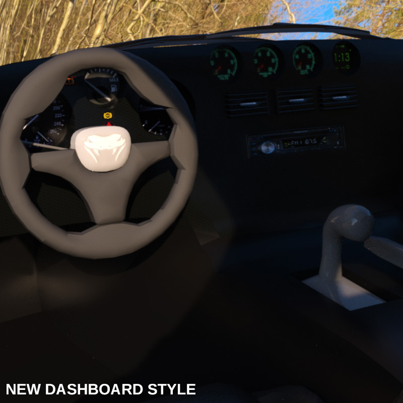 Add On for Dodge Viper by Vanishing Point (Iray Extension) by N/A