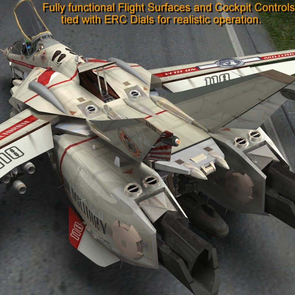 VGF-14 D Wildcat (for Poser) by N/A
