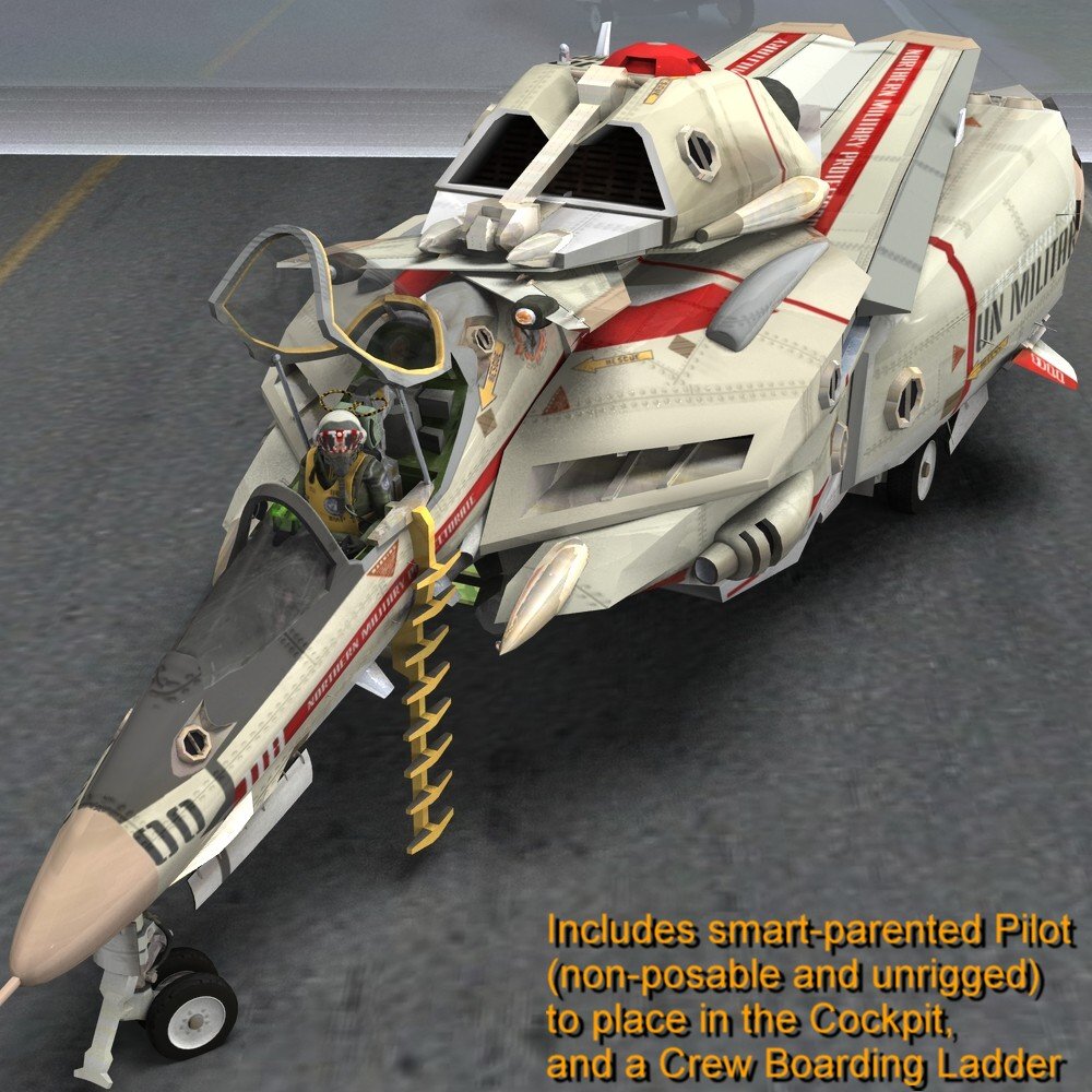 VGF-14 D Wildcat (for Poser) by N/A