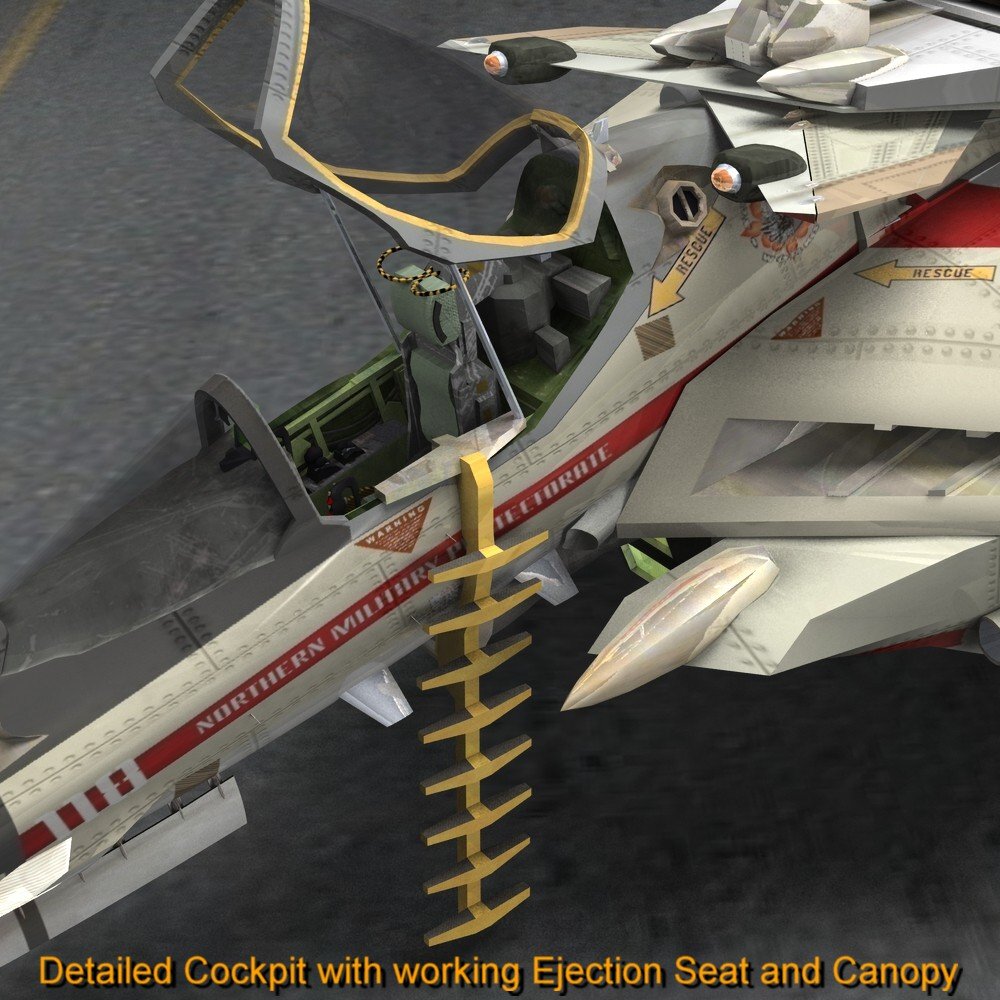 VGF-14 D Wildcat (for Poser) by N/A