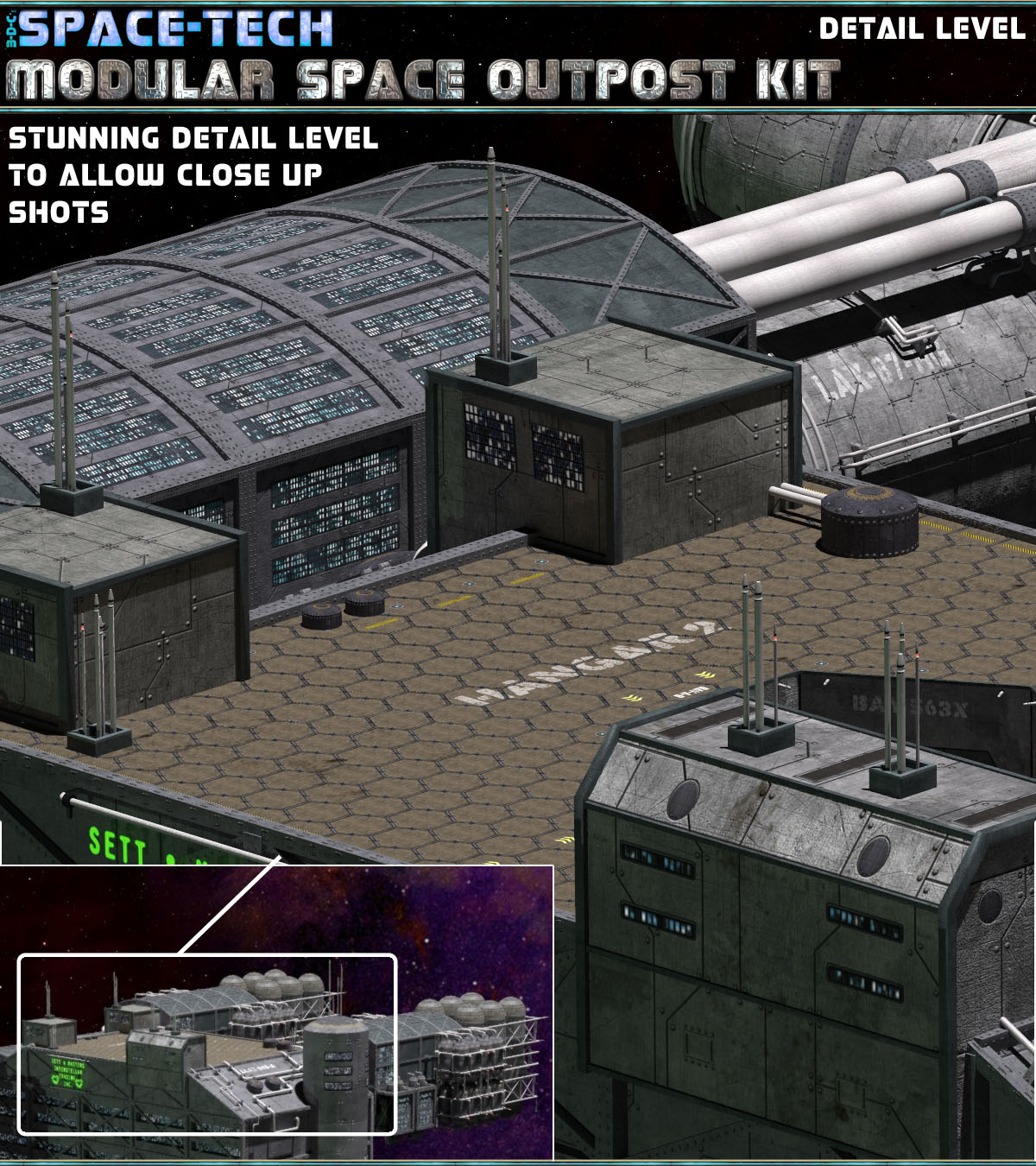 SpaceTech: Modular Space Outpost/Station Kit by N/A