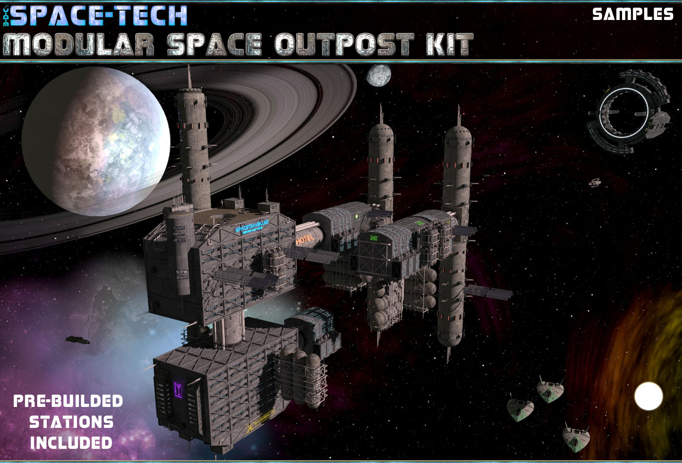 SpaceTech: Modular Space Outpost/Station Kit by N/A