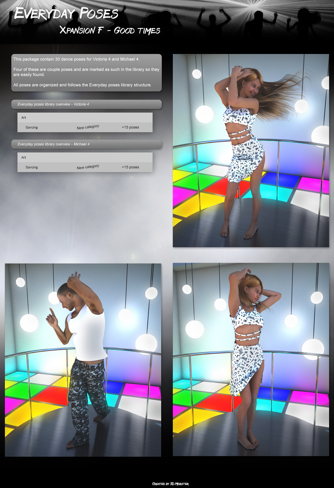 Everyday poses Xpansion F - Good times by N/A