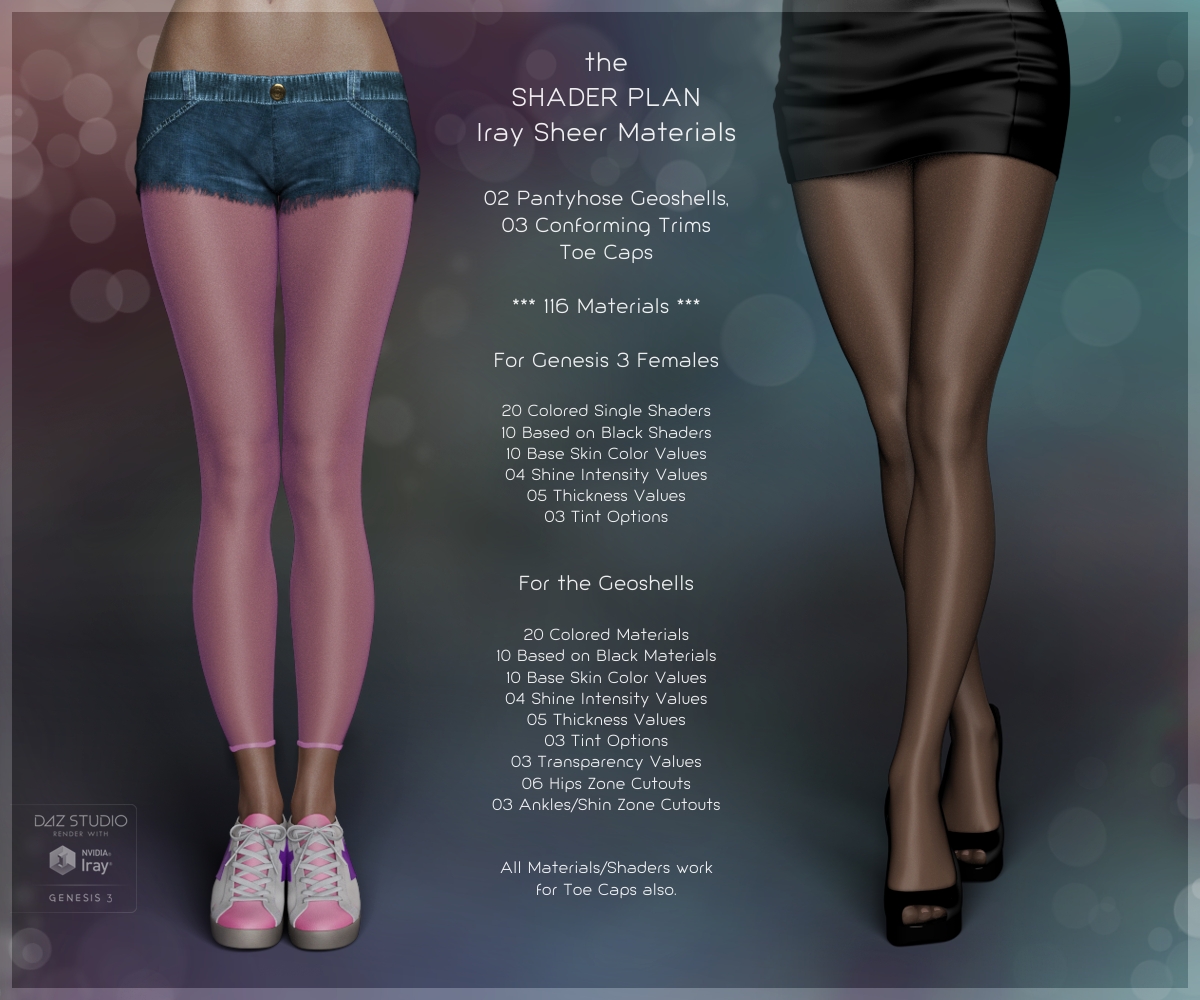 Shader Plan - Iray Sheers and Pantyhoses by N/A
