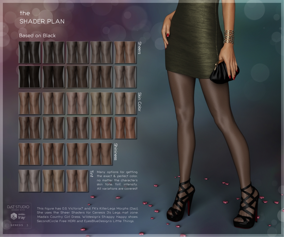 Shader Plan - Iray Sheers and Pantyhoses by N/A