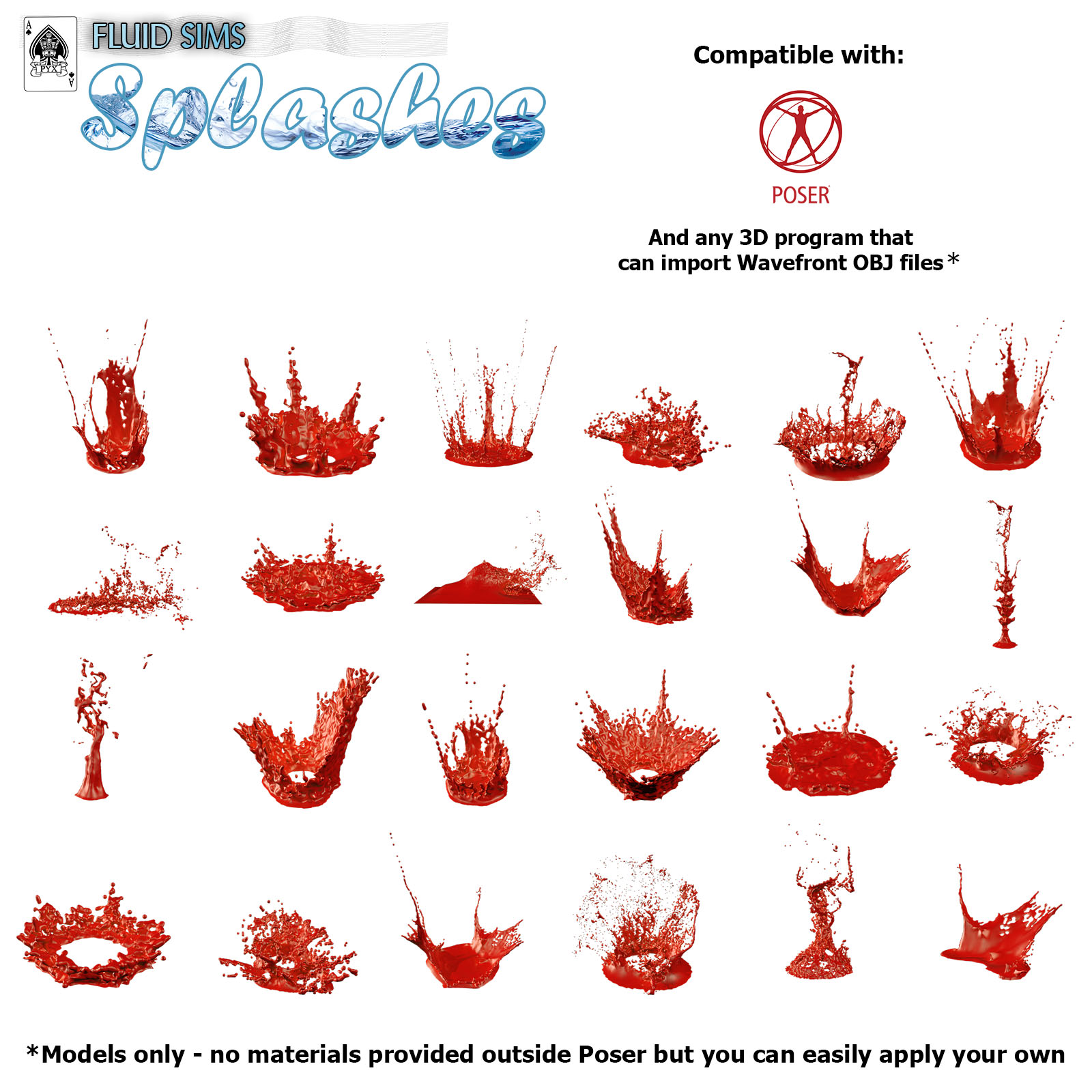 Splashes, Splats, Swirls, Sprays & Gouges by N/A