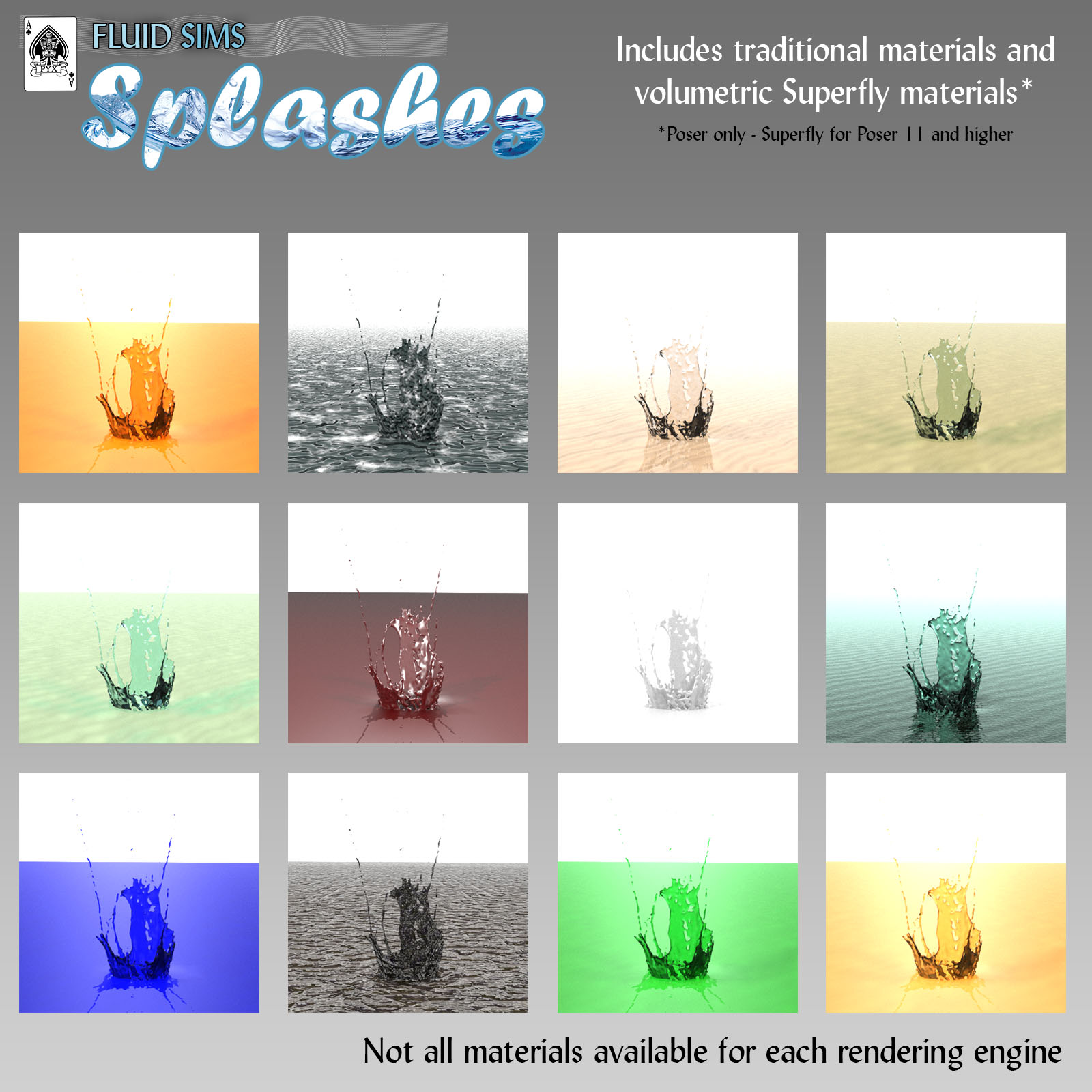 Splashes, Splats, Swirls, Sprays & Gouges by N/A