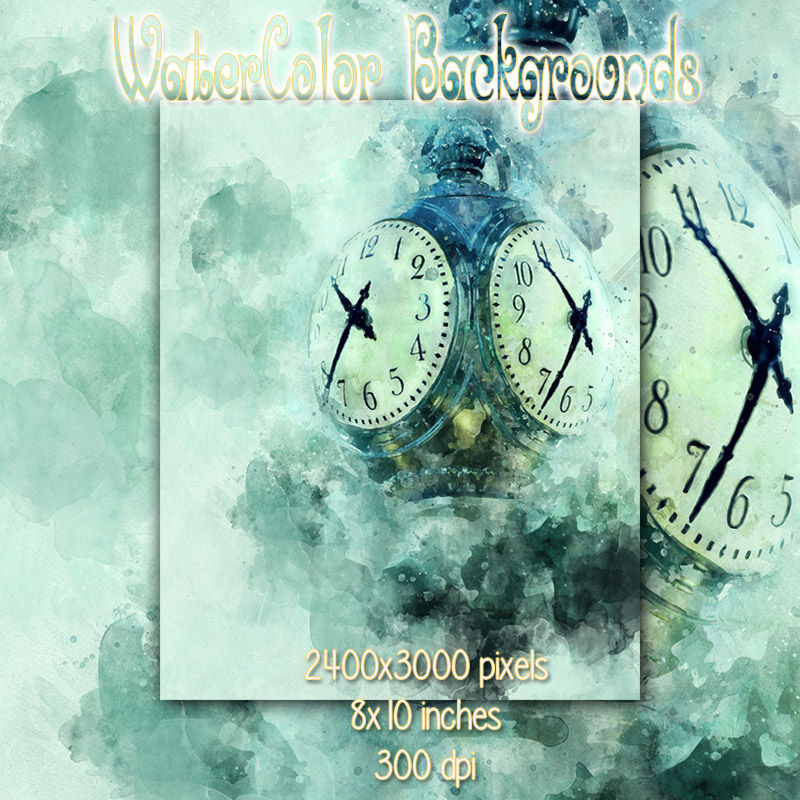WaterColor Backgrounds by N/A