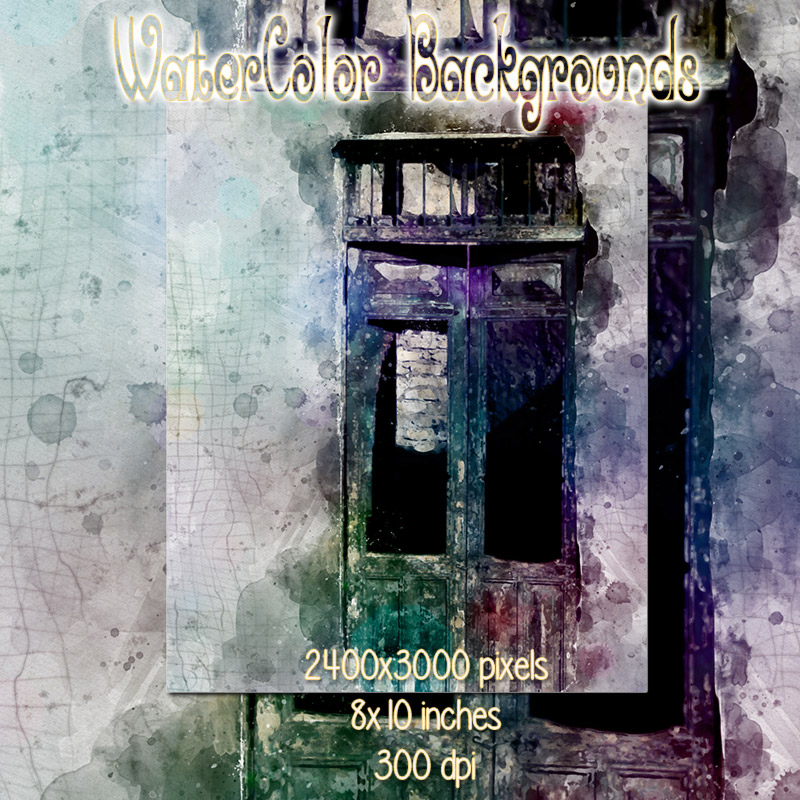 WaterColor Backgrounds by N/A