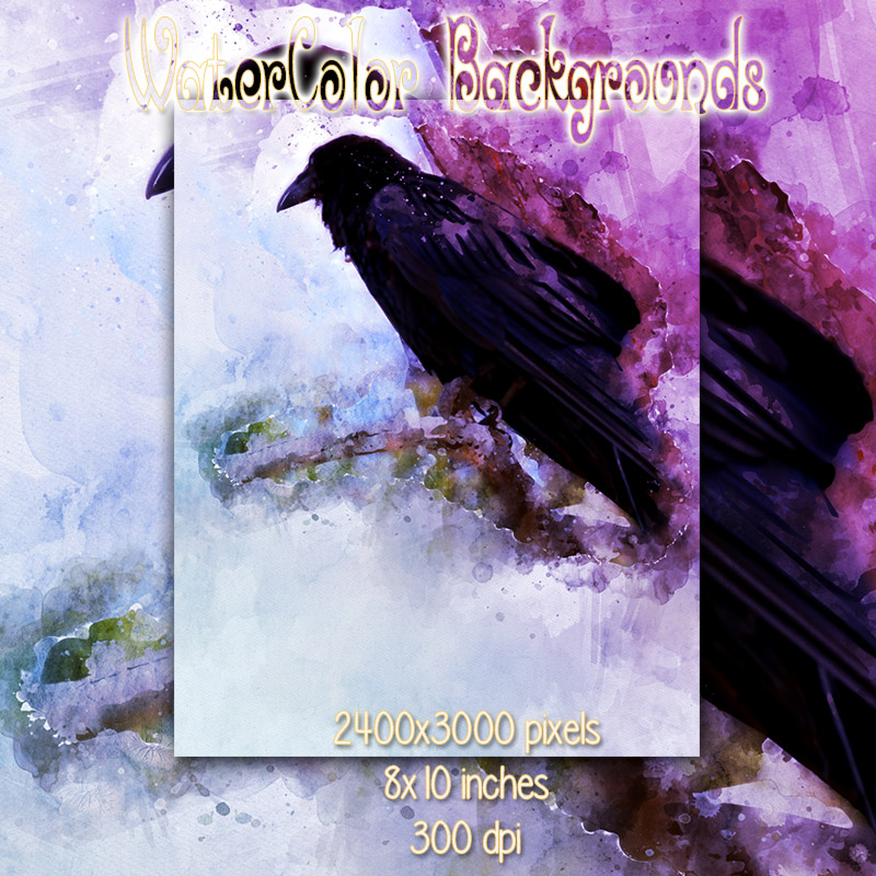 WaterColor Backgrounds by N/A