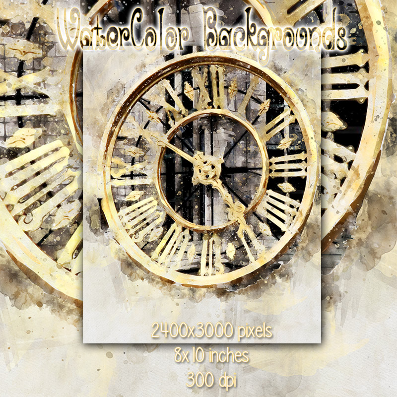 WaterColor Backgrounds by N/A