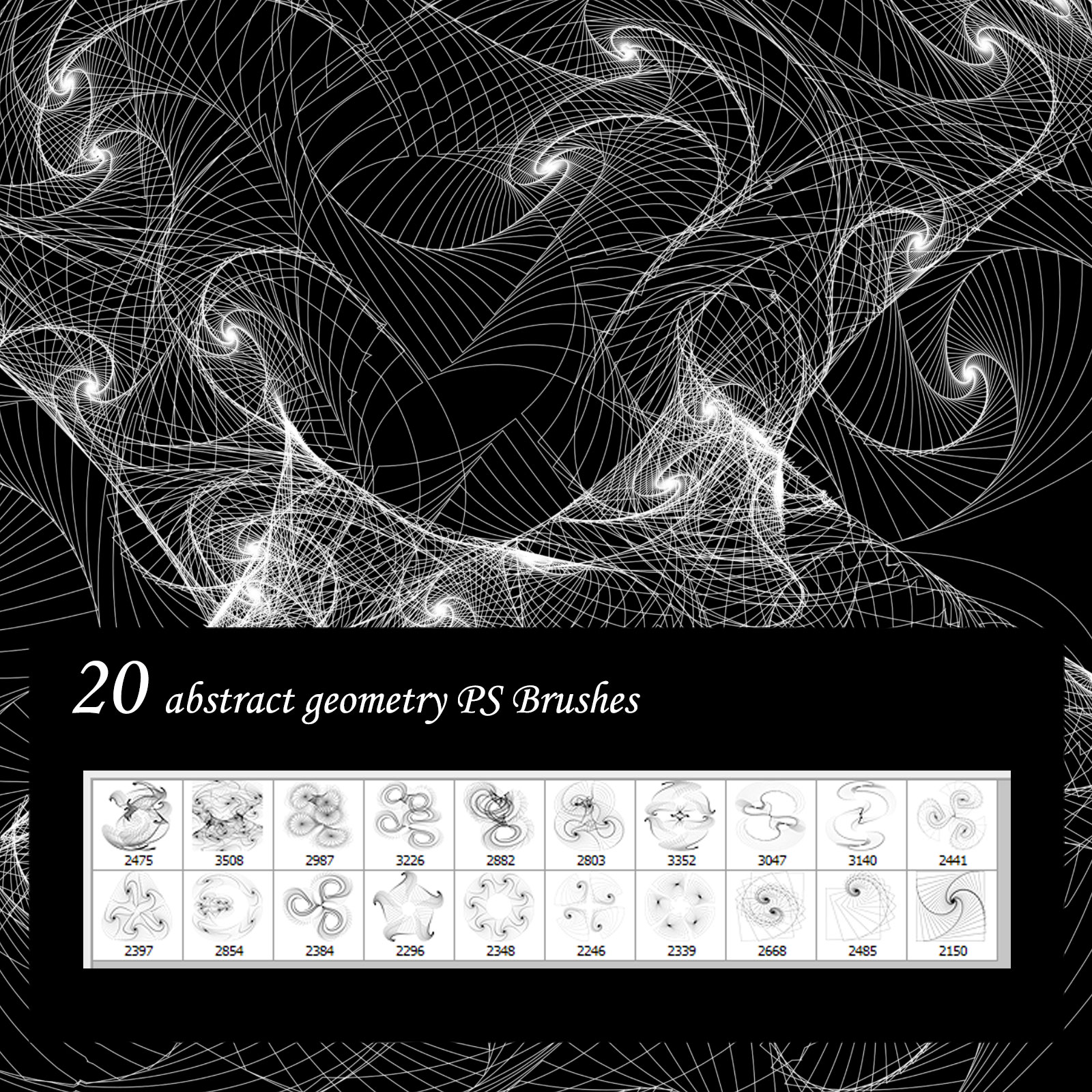 Abstract Geometry PS Brushes by N/A