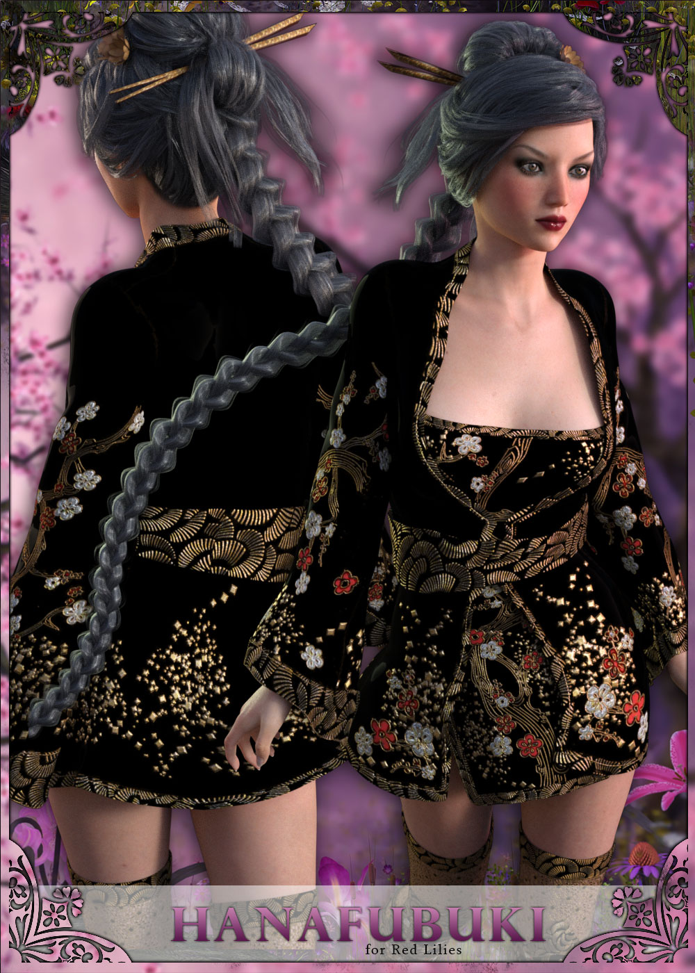 Hanafubuki for Red Lilies by N/A