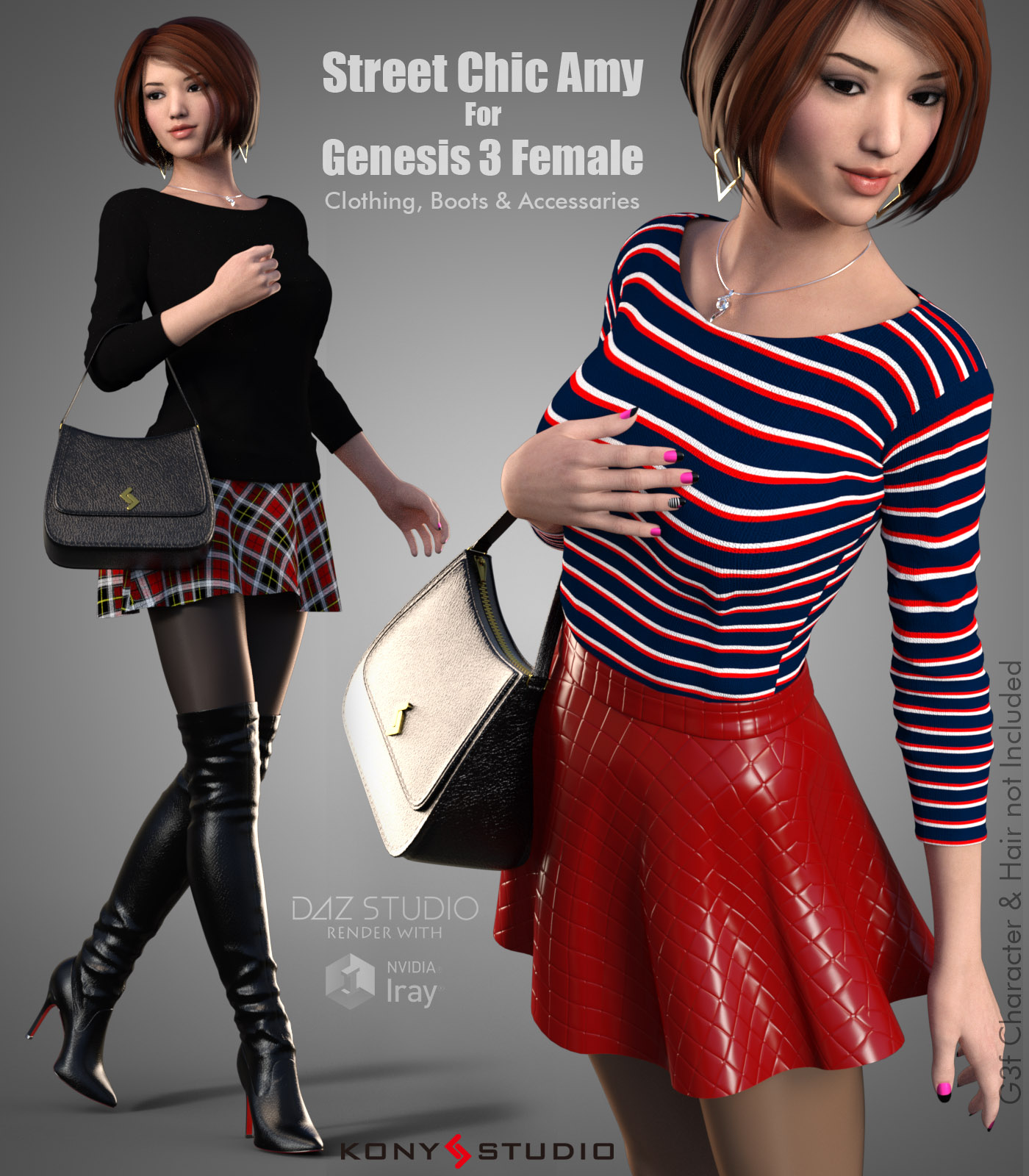 Street Chic Amy for G3f by N/A