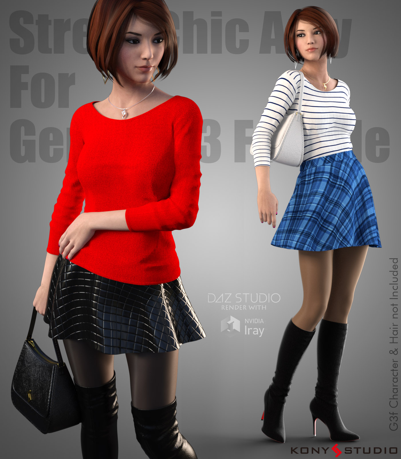 Street Chic Amy for G3f by N/A