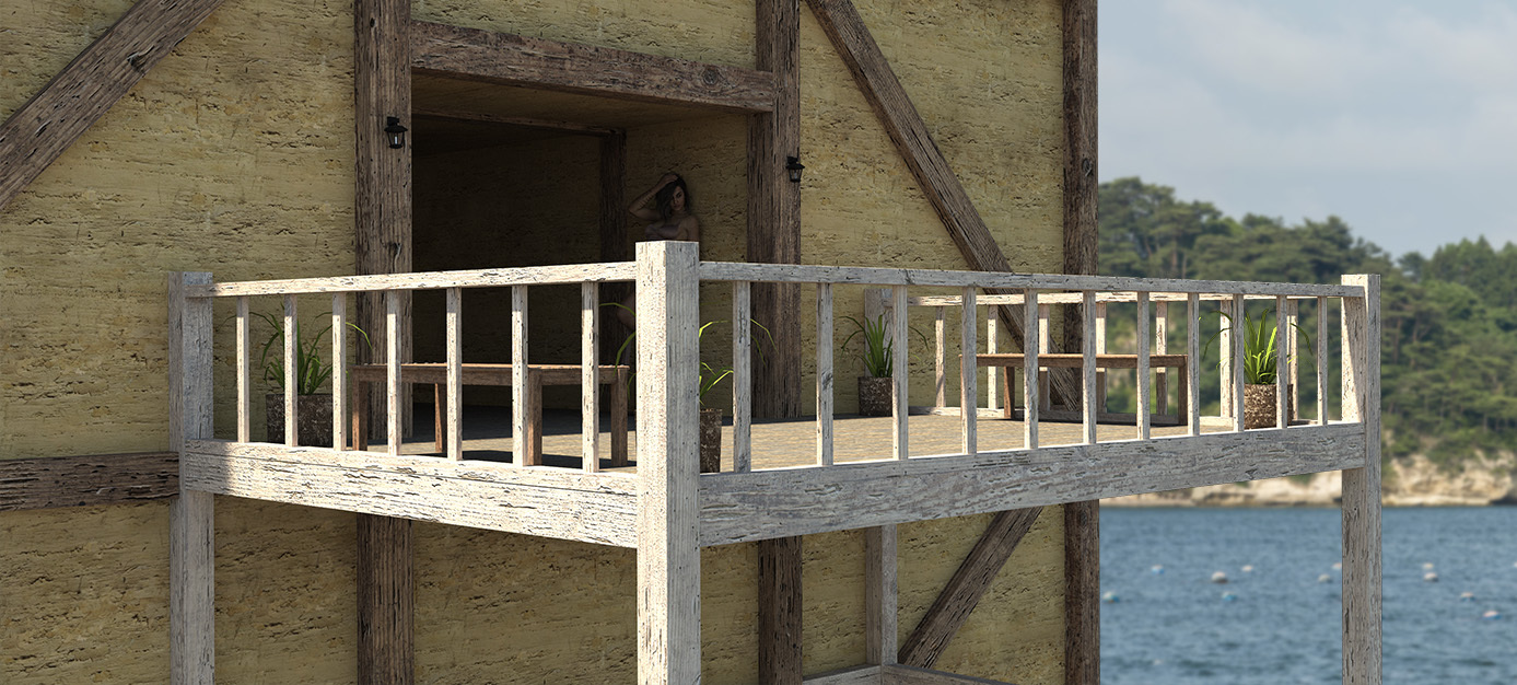 Balcony Scene by N/A