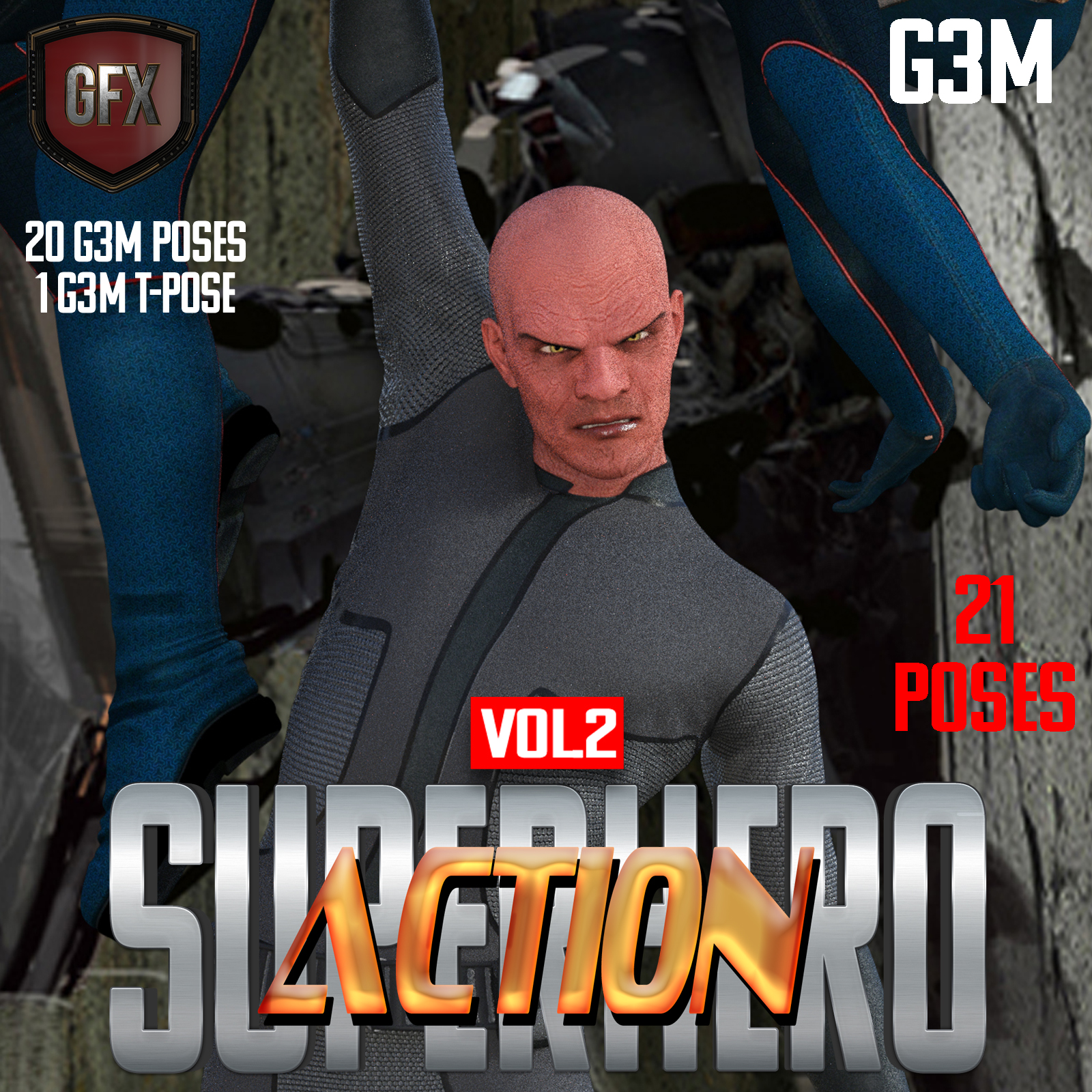 SuperHero Action for G3M Volume 2 by N/A