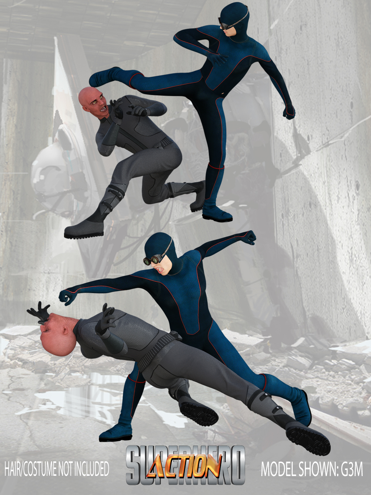 SuperHero Action for G3M Volume 2 by N/A