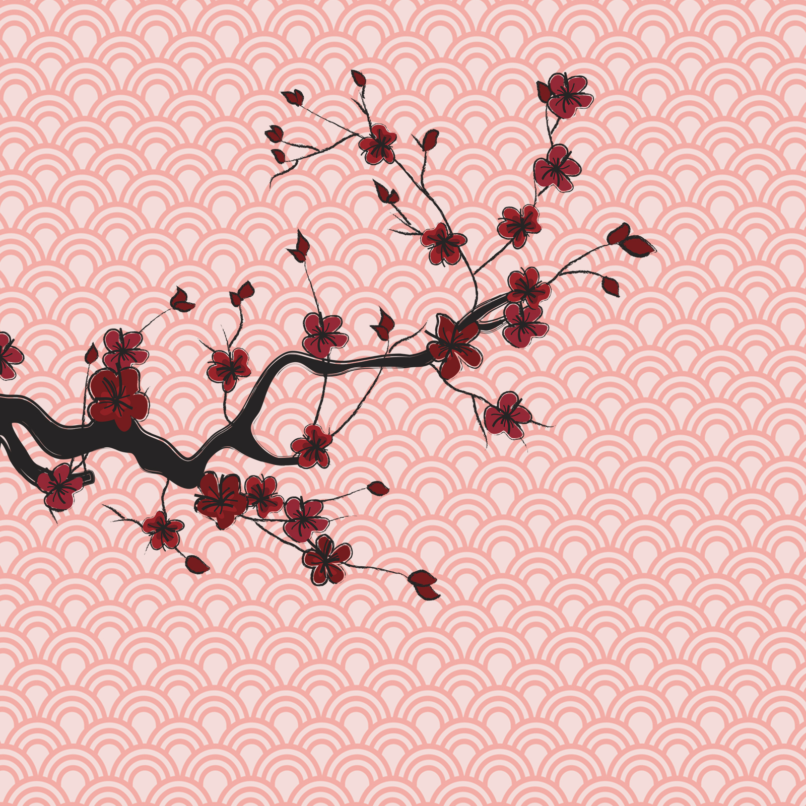 Retro Fashion Backgrounds and Decorative Elements by N/A