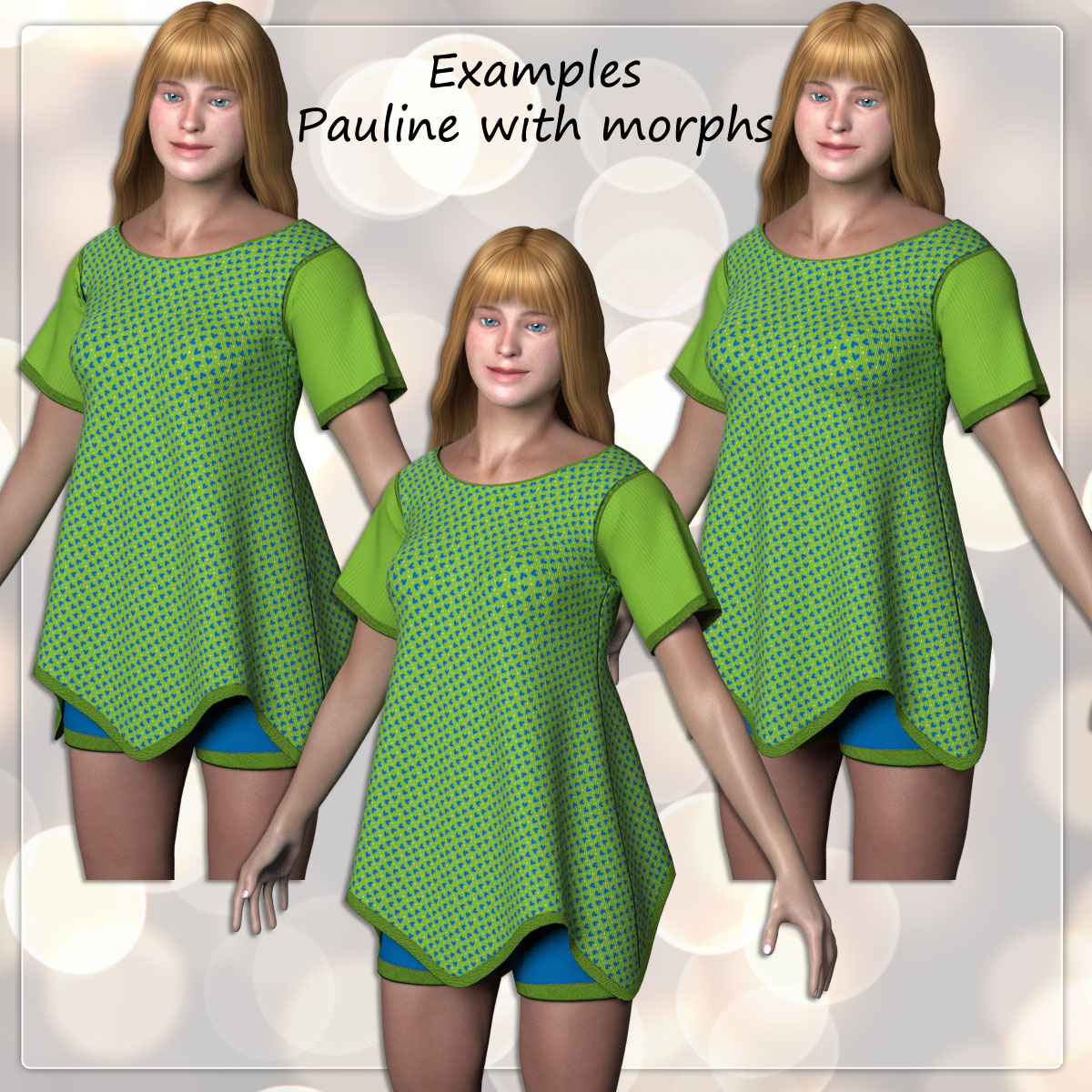 Pauline and V4 Long Shirt and Shorts by N/A