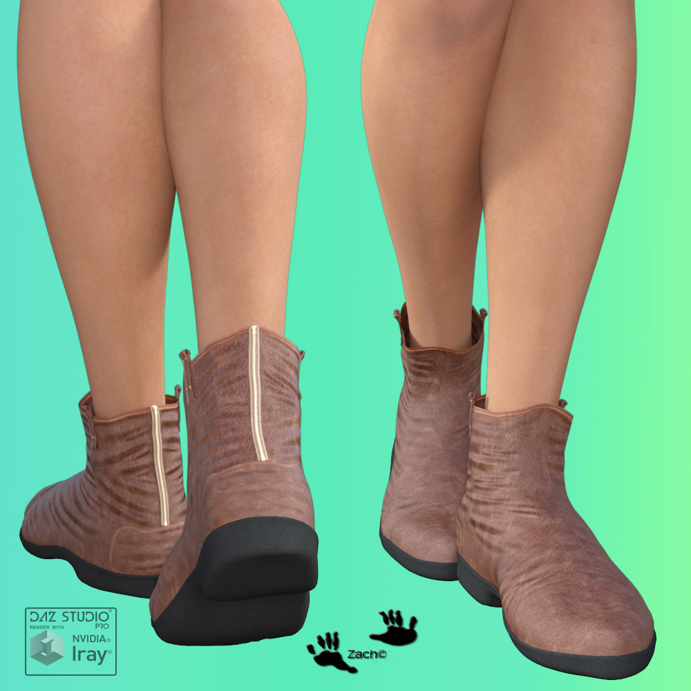 Zach's FlatBoots for GENESIS 3 Females by N/A