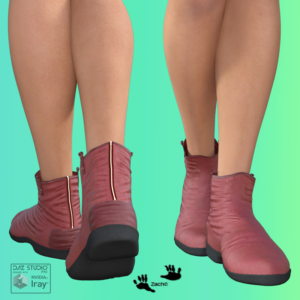 Zach's FlatBoots for GENESIS 3 Females by N/A