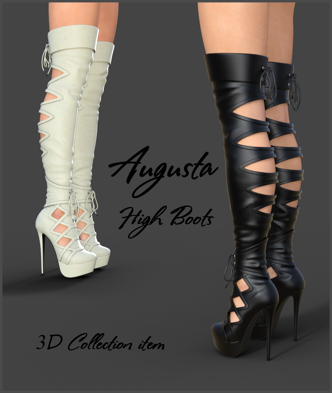 Augusta High Boots for Genesis 3 Females by N/A
