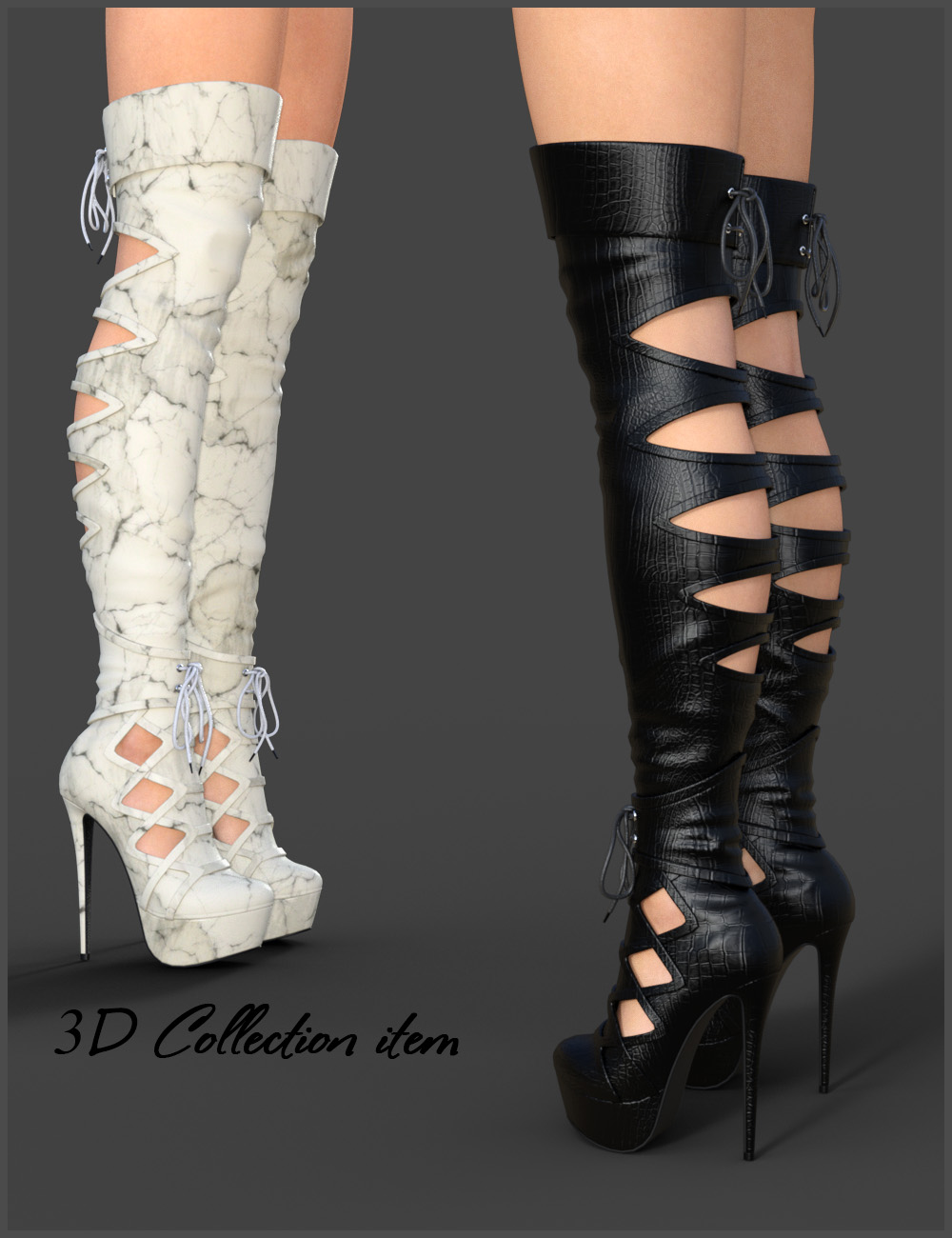 Augusta High Boots for Genesis 3 Females by N/A