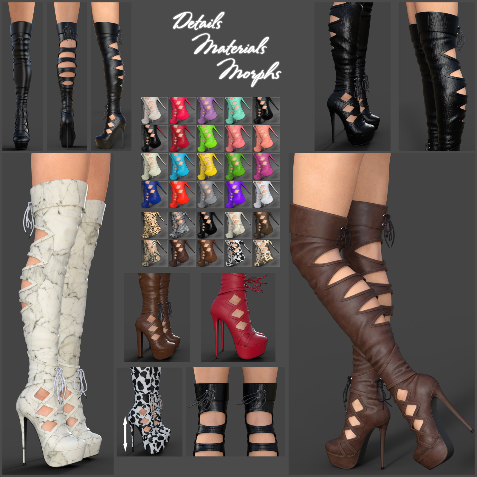 Augusta High Boots for Genesis 3 Females by N/A