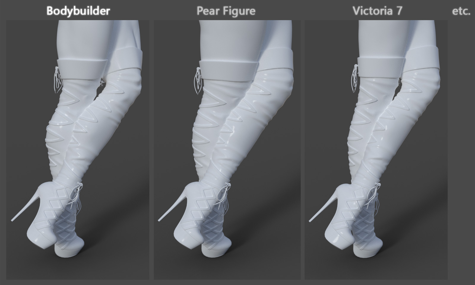 Augusta High Boots for Genesis 3 Females by N/A