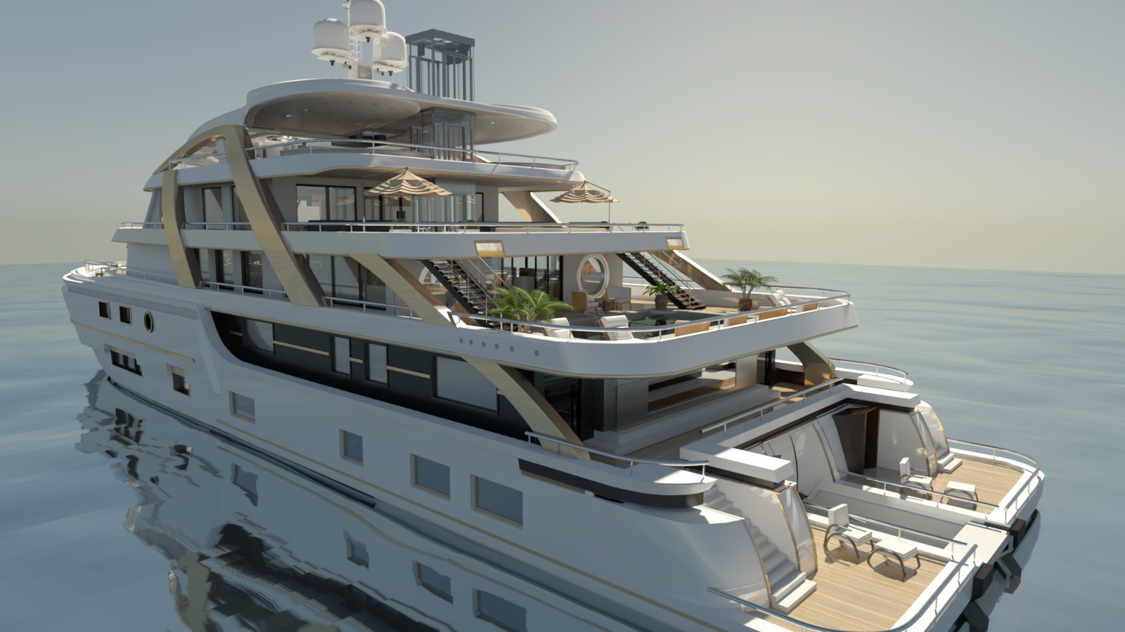 Luxury Yacht by N/A