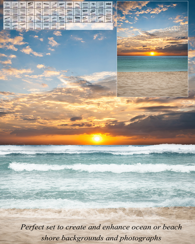 FS Tidal Waves Brushes by N/A