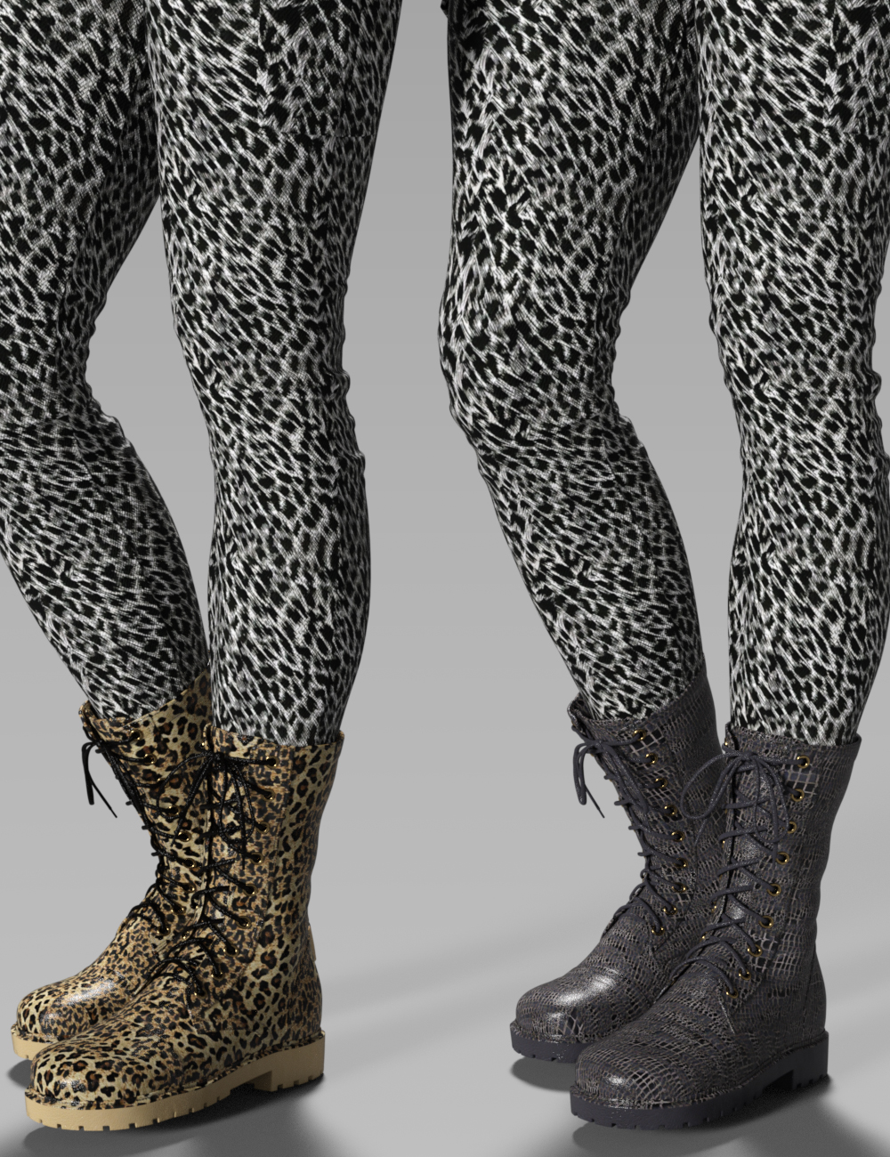 InStyle - Dawn Combat Boots by N/A