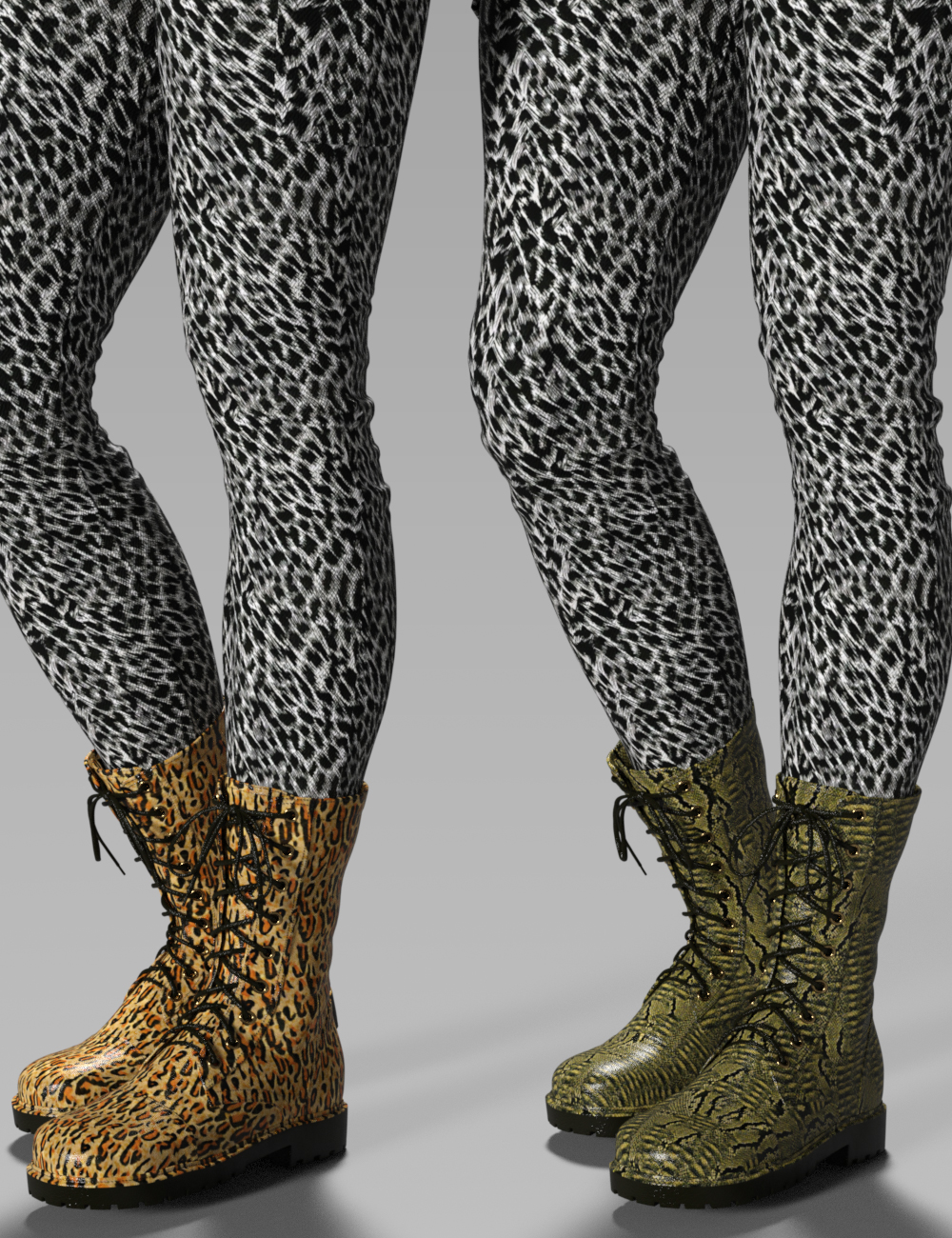 InStyle - Dawn Combat Boots by N/A
