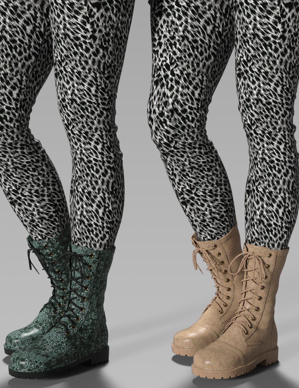 InStyle - Dawn Combat Boots by N/A