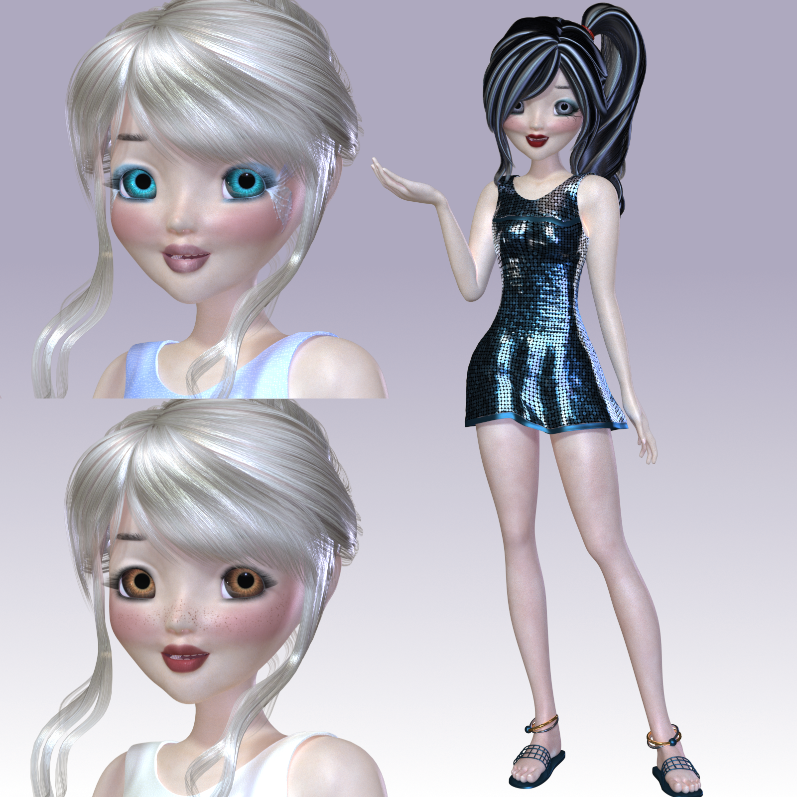 Sisi character for Maisie and Poser 11 by N/A
