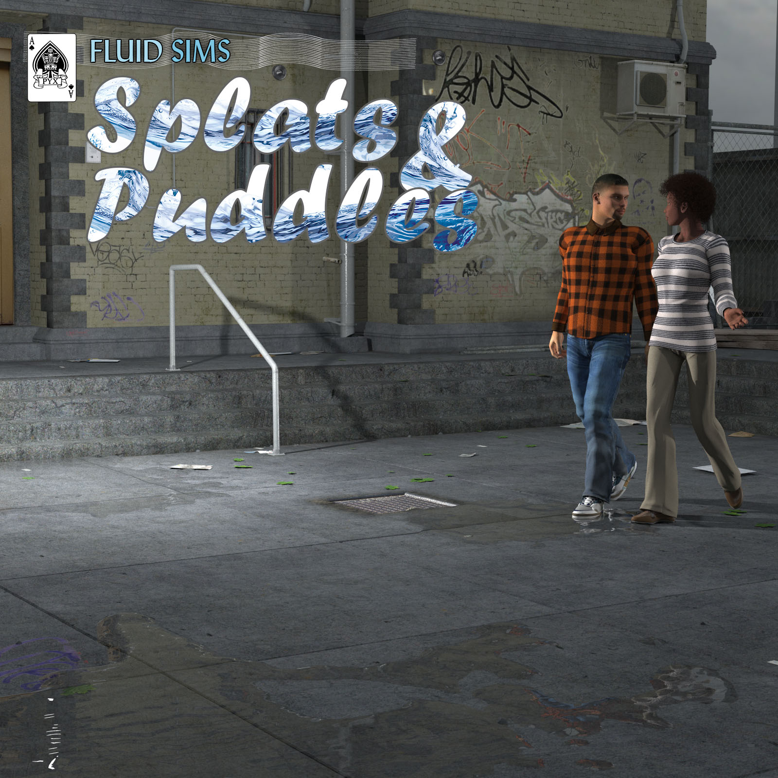 Splashes and puddles by N/A